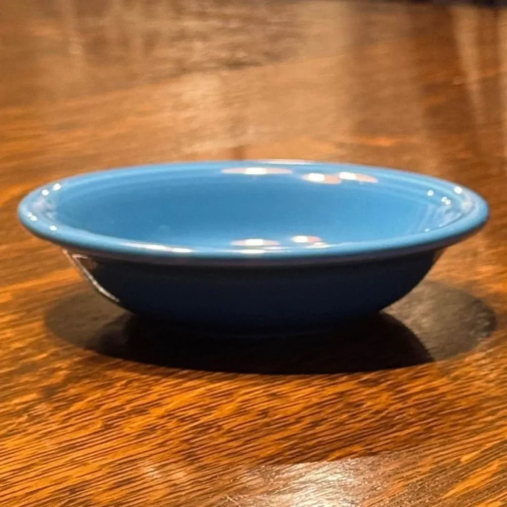 1 Vintage, Fiestaware Fruit Bowl. Retired Color, Peacock, REPLACEMENT PIECE. GMC